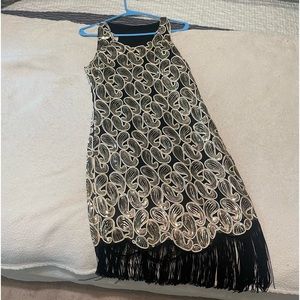 1920s Flapper Style Cocktail Dress